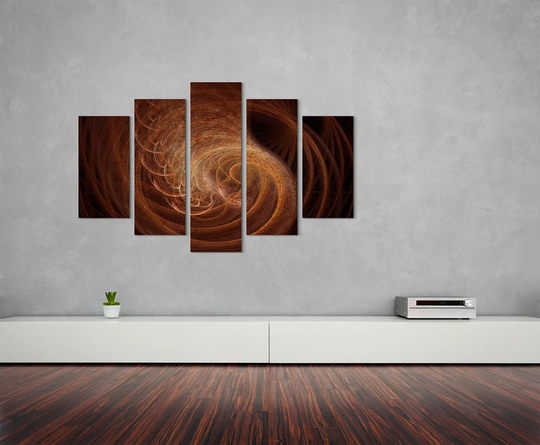 Enigma Scultpure Abstract 1152 Graphic Art Print Multi-Piece Image on Canvas