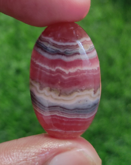 Natural Pink Rhodochrosite Gemstone 31x18 Mm Oval Shape 41 Cts Loose Cabochon For Making Jewelry Semi Precious Stone