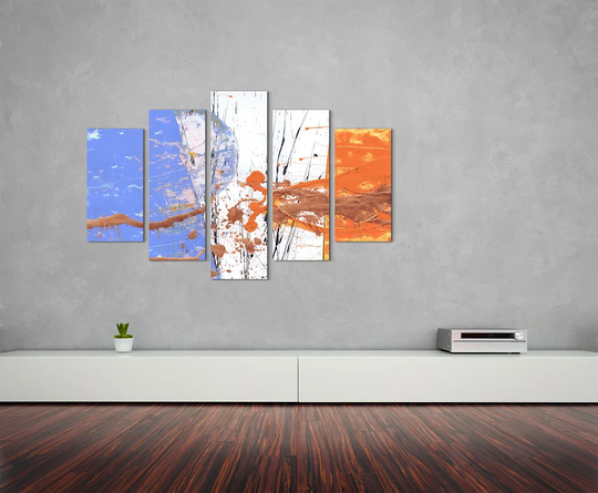 Enigma Abstract 696 Graphic Art Print Multi-Piece Image on Canvas