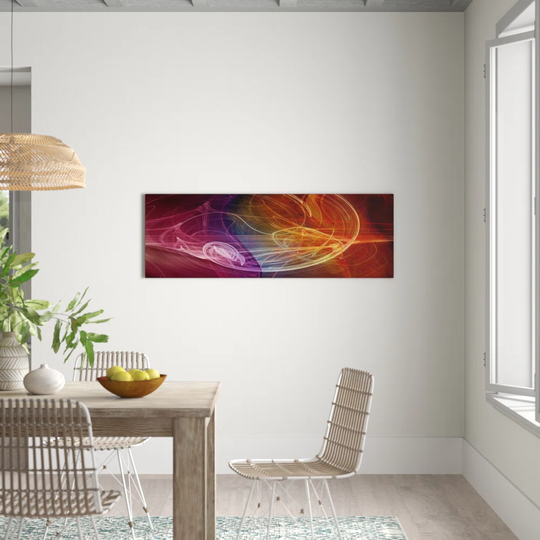 Enigma Panorama Abstract 1060 Graphic Art Print on Canvas