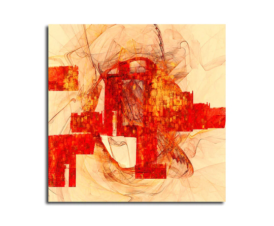 Enigma Abstract 107 Graphic Art Print on Canvas