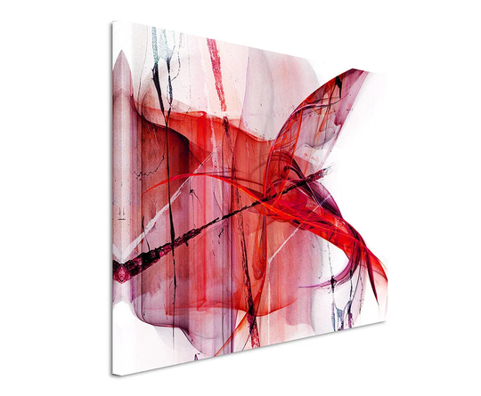 Abstract No. 1427 Graphic Art Print on Canvas