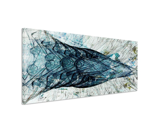 Enigma Panorama Abstract 1241 Graphic Art Print on Canvas