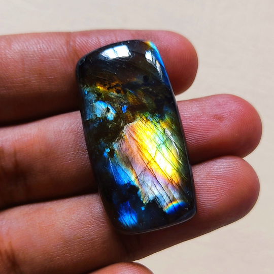 Attractive Natural Purple Labradorite Cabochon, Flashy Cabochon Hand Made Polish Best For Silver, Wire Wrap Jewelry