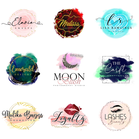 Logo Design Custom For Business, Logo Svg, Branding Kit, Beauty Logo, Boutique Photography Premade Hair