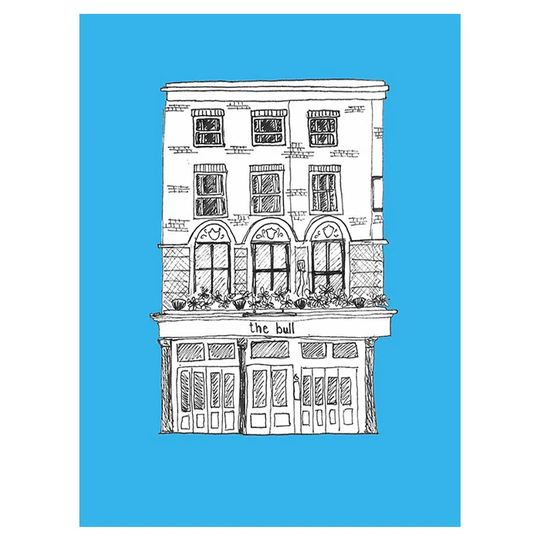 'The Bull' by Fiona Watson Graphic Art Print Poster