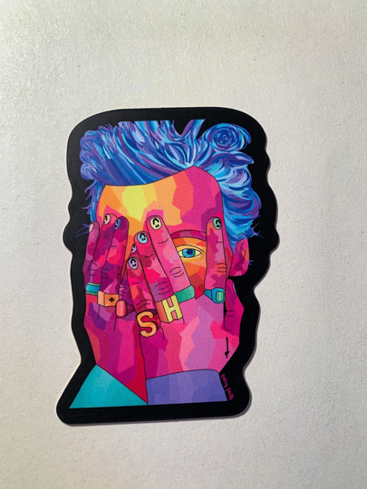 Harry Styles Sticker | Waterproof Laptop Water Bottle Car