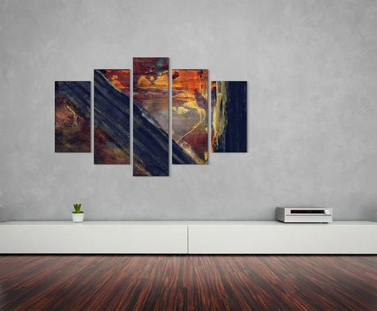 Enigma Abstract 924 Graphic Art Print Multi-Piece Image on Canvas