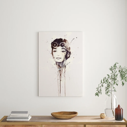 Enigma Audrey Hepburn IV Graphic Art Print on Canvas