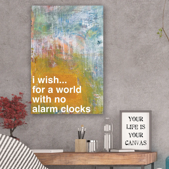 Alarm Clock by Kent Youngstrom - Wrapped Canvas Graphic Art Print