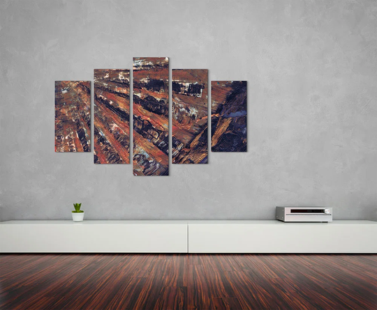 Enigma Abstract 893 Graphic Art Print Multi-Piece Image on Canvas