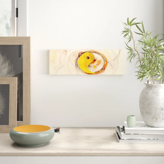 Enigma Panorama Abstract 286 Graphic Art Print on Canvas