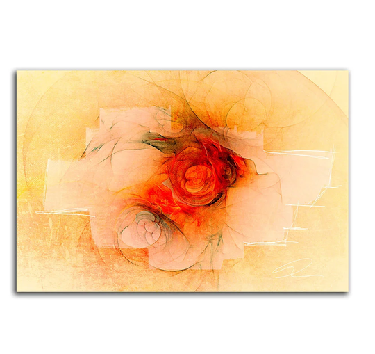 Enigma 258 Abstract Graphic Art Print on Canvas