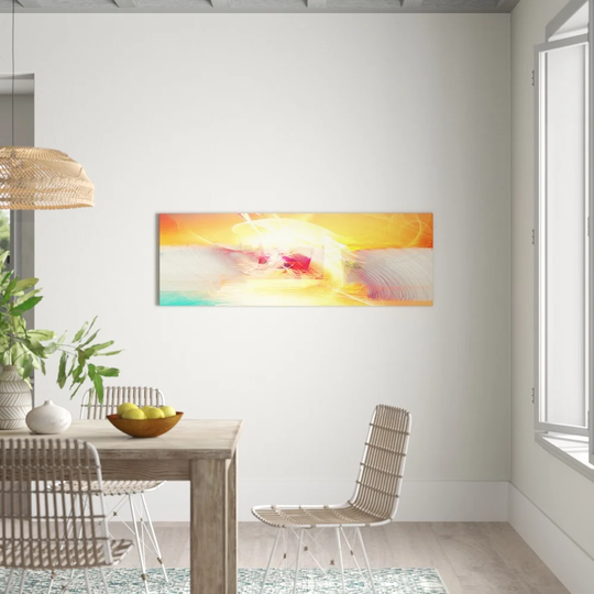 Enigma Panorama Abstract 312 Graphic Art Print on Canvas