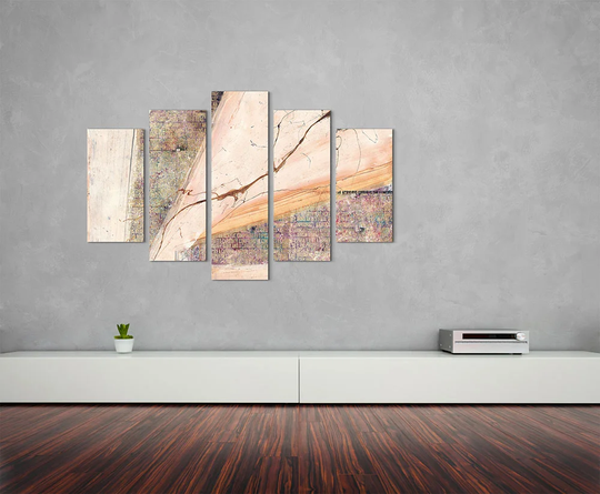 Enigma Abstract 559 Graphic Art Print Multi-Piece Image on Canvas