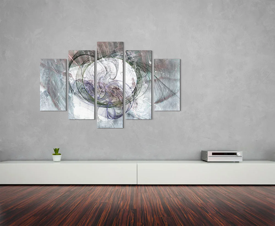 Enigma Scultpure Abstract 1325 Graphic Art Print Multi-Piece Image on Canvas