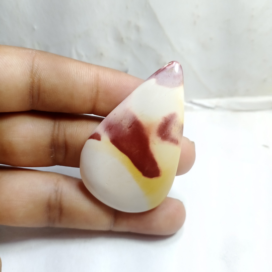 Natural Mokite Jasper Cabochon, , Top Quality Stone , Cabs For Jewelry Making 59 Cts 53 X 34 Mm #a4011