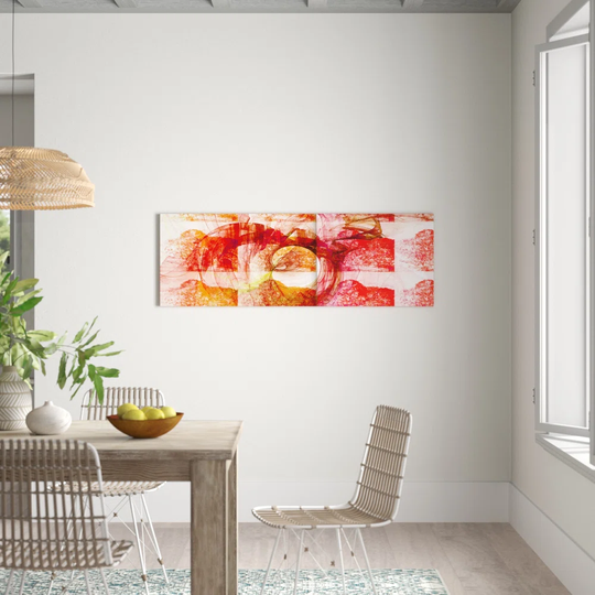 Enigma Panorama Abstract 199 Graphic Art Print on Canvas