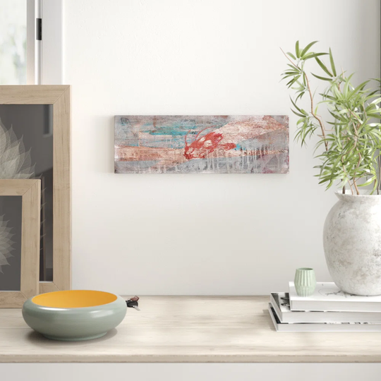 Enigma Panorama Abstract 825 Graphic Art Print on Canvas