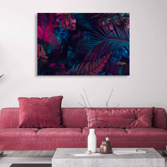 Exotic Jungle Canvas Prints Wall Art Framed, Giclée Decor, Modern Photography Nature Prints, Above The Couch Artwork, Living Room Decor