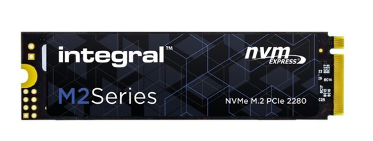 Integral M2 Series 250GB Ssd M.2 2280 Nvme 1.4 PCIe Gen3x4 R-3350MB/s W-1350MB/s