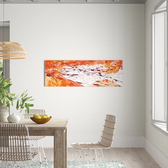 Enigma Panorama Abstract 653 Graphic Art Print on Canvas