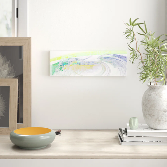 Enigma Panorama Abstract 1377 Graphic Art Print on Canvas