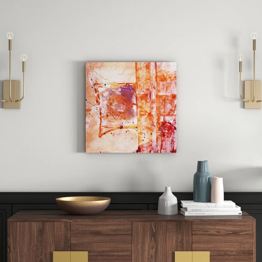 Enigma Abstract 659 Graphic Art Print on Canvas