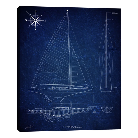 Pirate Ship by Tina Carlson - Wrapped Canvas Graphic Art Print