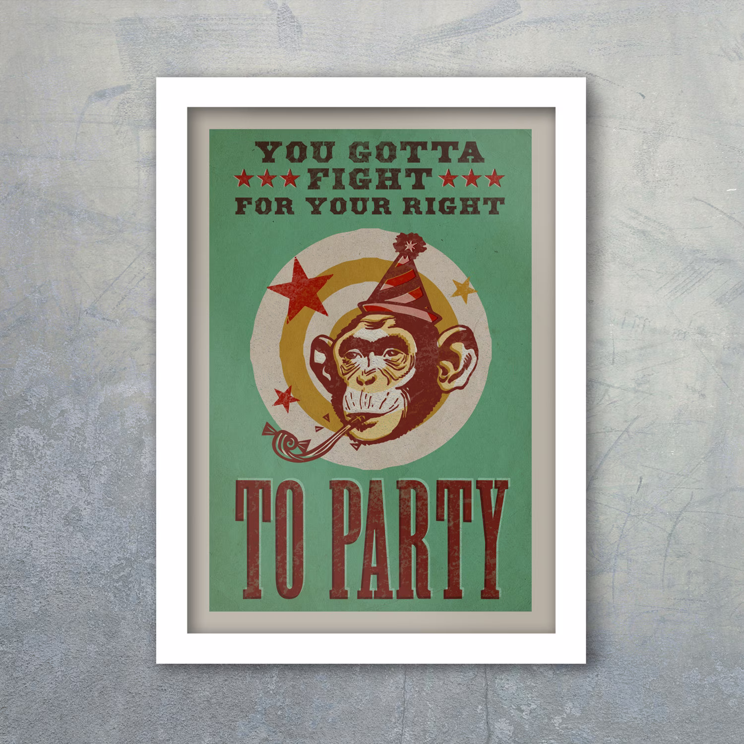 Beastie Boys Fight For Your Right - Song Poster