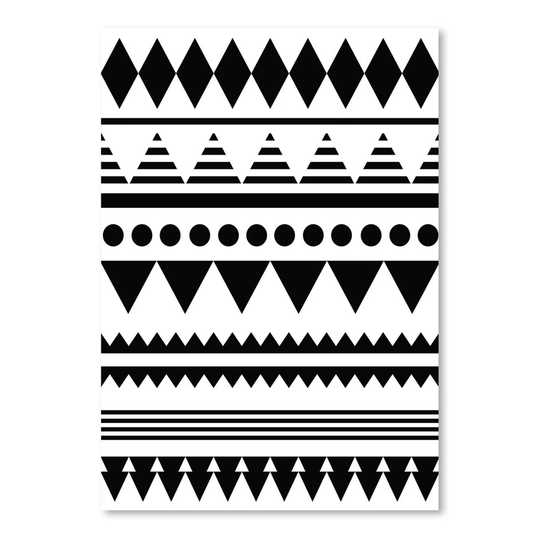 Geometric Art 12 by Pop Monica - Unframed Graphic Art Print on Paper