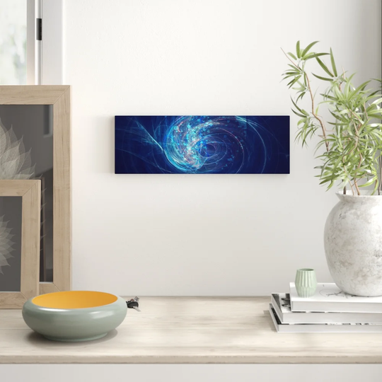 Enigma Panorama Abstract 1372 Graphic Art Print on Canvas