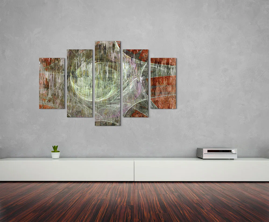 Enigma Abstract 1491 Graphic Art Print Multi-Piece Image on Canvas
