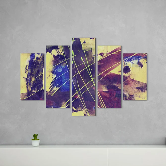 Enigma Abstract 861 Graphic Art Print Multi-Piece Image on Canvas