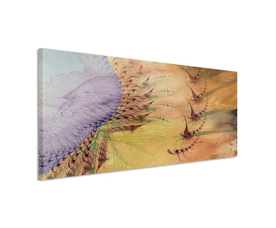 Enigma Panorama Abstract 1003 Graphic Art Print on Canvas