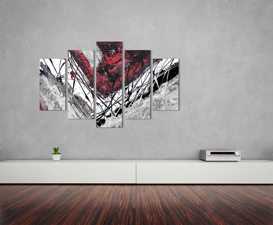 Enigma Abstract 764 Graphic Art Print Multi-Piece Image on Canvas