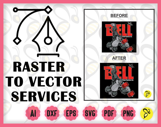Raster To Vector Conversion Services, Image Vector, Custom Svg, Convert Graphic Logo Illustration Svg