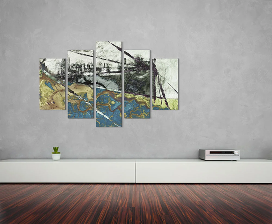 Enigma Abstract 566 Graphic Art Print Multi-Piece Image on Canvas