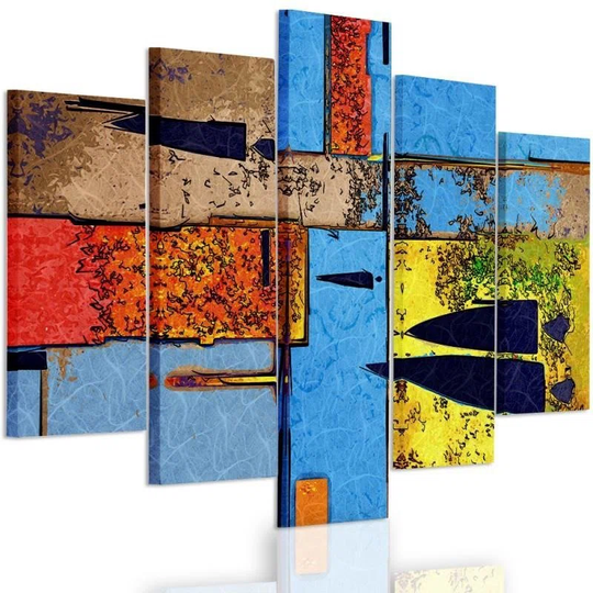 Antonyus Bunjamin (Abe) - 5 Piece Wrapped Canvas Graphic Art Print Set