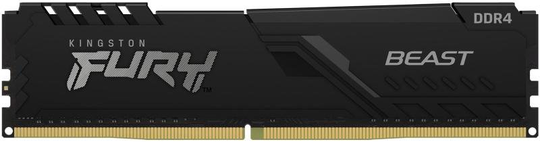 Kingston Fury Beast 16GB 3200MHz DDR4 Ram - Black - KF432C16BB1/16