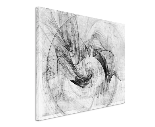Abstract 1083 Graphic Art Print On Canvas