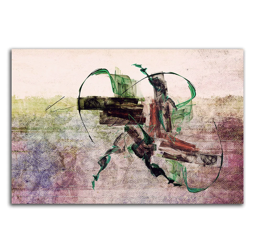Enigma Abstract 207 Graphic Art Print on Canvas