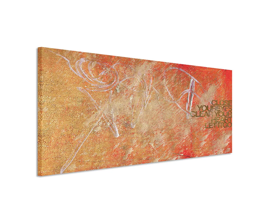 Enigma Panorama Abstract 519 Graphic Art Print on Canvas