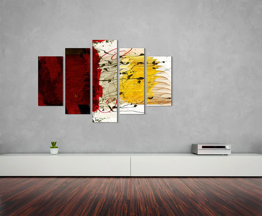 Enigma Abstract 726 Graphic Art Print Multi-Piece Image on Canvas