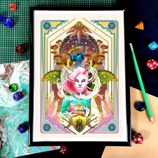 Critical Role, Caduceus Clay - A5 Print