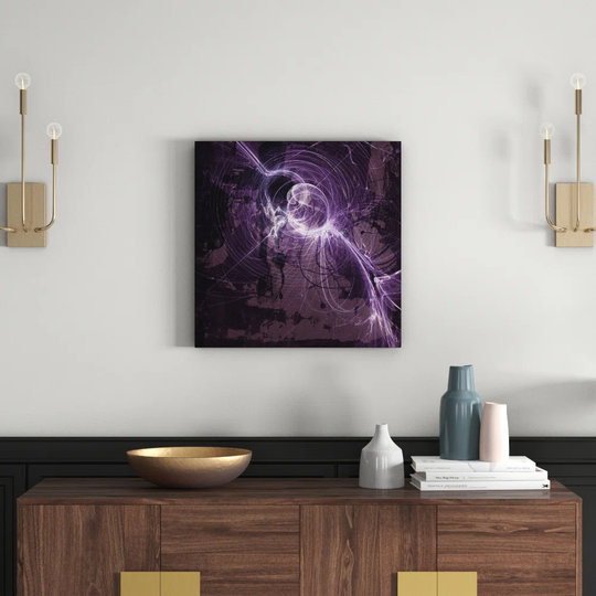 Enigma Abstract 1320 Graphic Art Print On Canvas