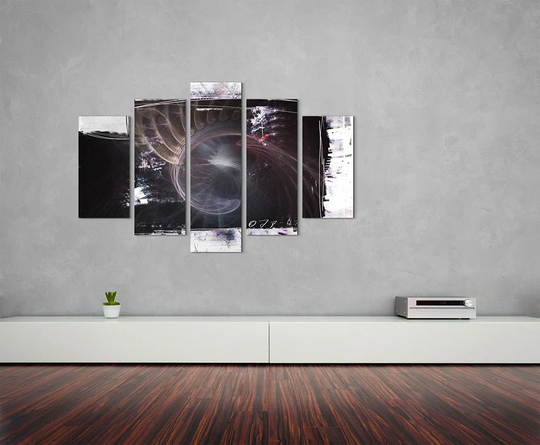 Enigma Scultpure Abstract 1268 Graphic Art Print Multi-Piece Image on Canvas