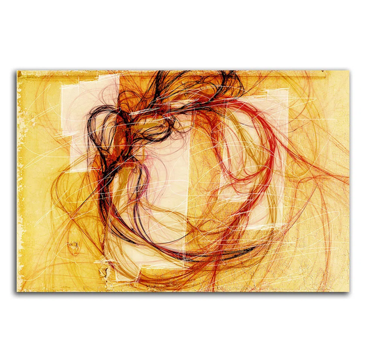 Enigma 243 Abstract Graphic Art Print on Canvas
