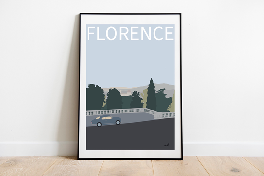 Florence Italy Travel Print Graphic Art
