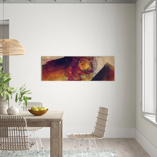 Enigma Panorama Abstract 185 Graphic Art Print on Canvas